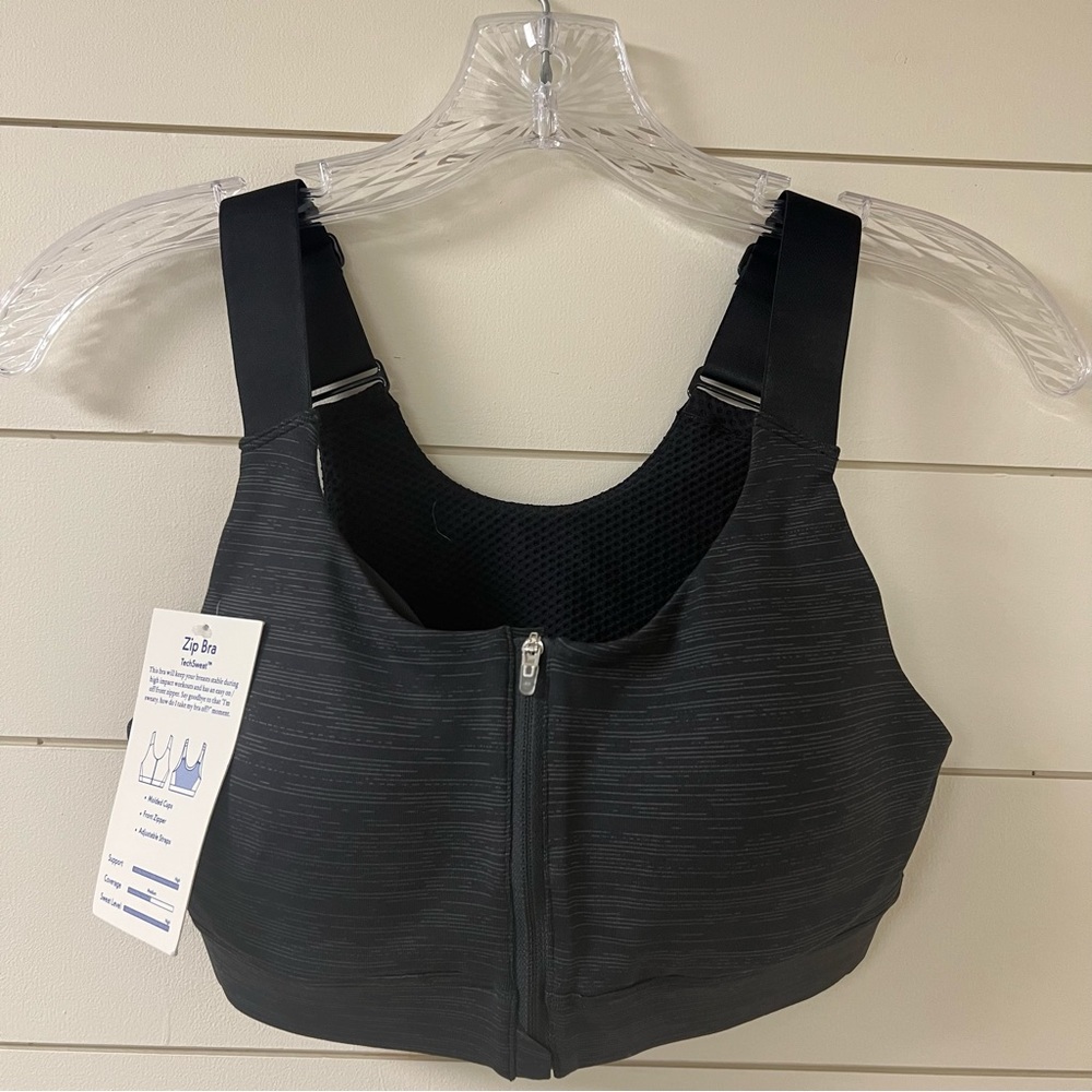 Outdoor Voices XS zip bra